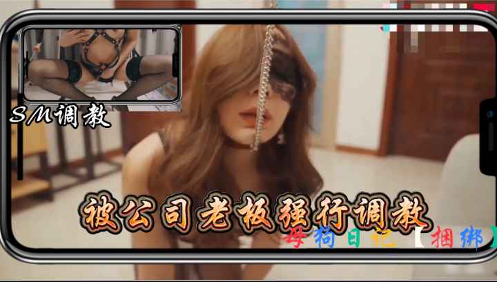 SM调教女下属因公献身被老板当成母狗调教